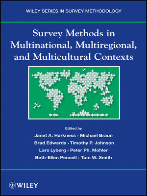 cover image of Survey Methods in Multicultural, Multinational, and Multiregional Contexts